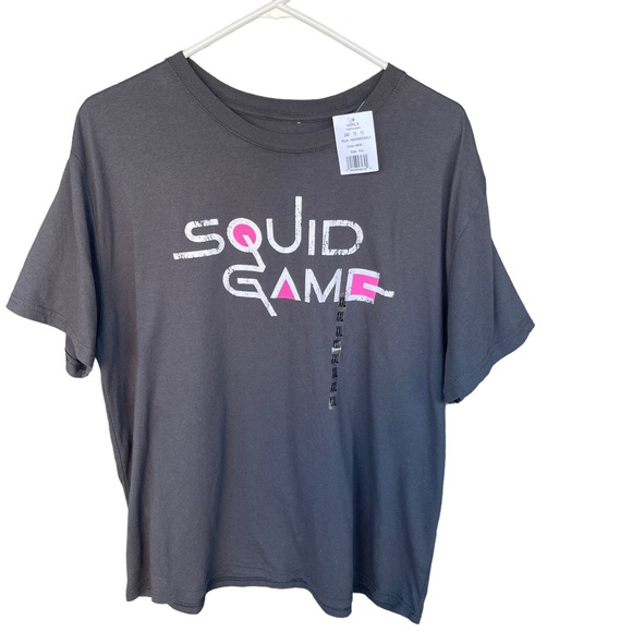 Netflix Squid Game Gray Graphic T-shirt Men's Size 2X NEW - Picture 1 of 5